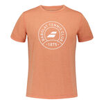 Vêtements Babolat Babolat Exercise Graphic T-shirt Hommes-Orange,Blanc