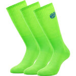 V&ecirc;tements BIDI BADU BIDI BADU Matayo Crew Tech Chaussettes De Sport Pack De 3 Hommes-Vert Fluo,Bleu