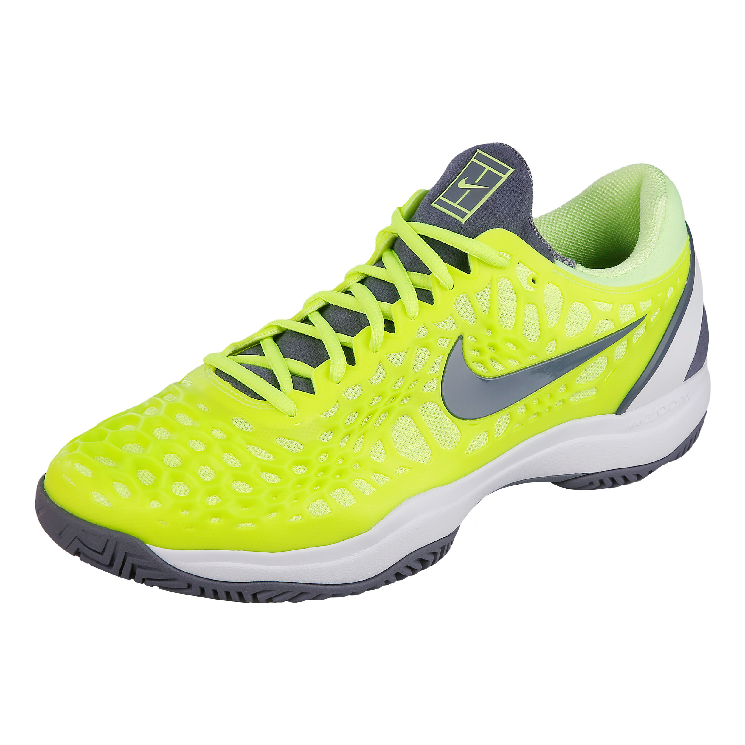 Nike Zoom Cage 3 Chaussures Toutes Surfaces Hommes Jaune Citron