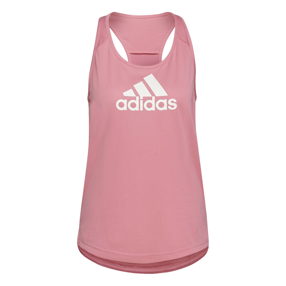 adidas Big Logo Débardeur Tank Top Femmes - Rosé, Blanc