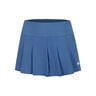 Pleated Jupe Femmes-Bleu Fonc&eacute;