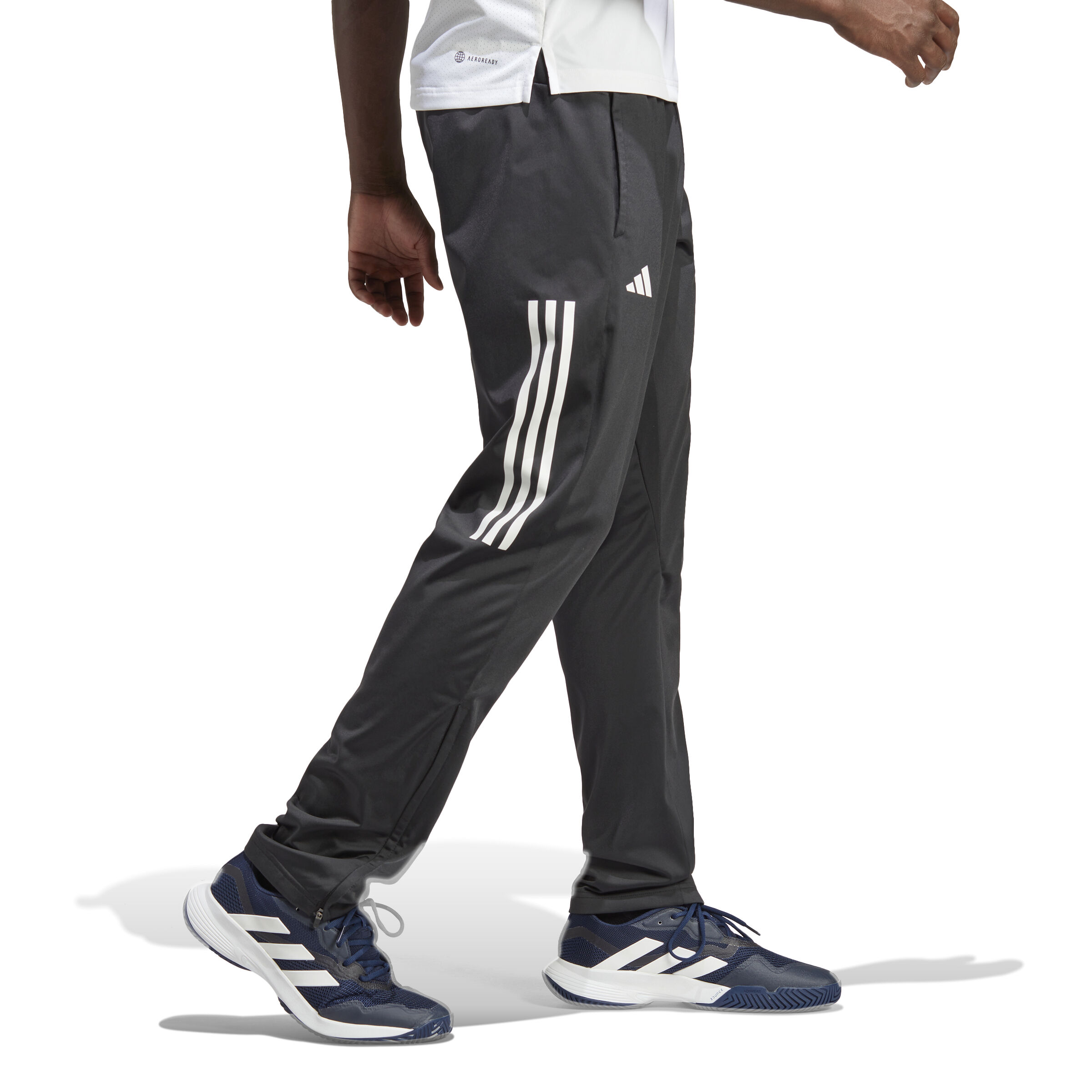 Buy adidas 3 Stripes Knitted Pantalon Survetement Hommes Noir Blanc online Tennis Point FR