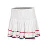 Can't Find Me Love Long Hide Out Smocked Jupe Femmes - blanc, rouge