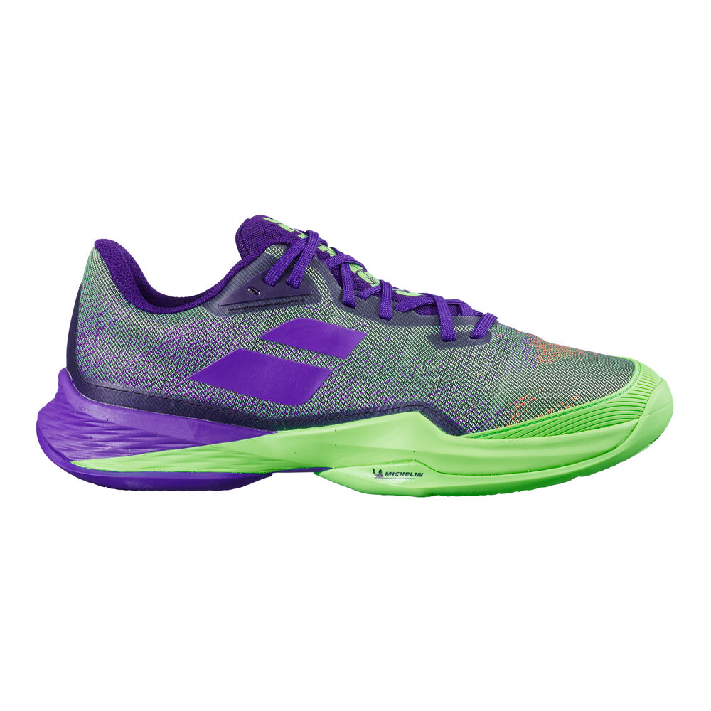 Babolat Jet Mh 3 Clay Chaussure Terre Battue Hommes - Vert Fluo , Violet