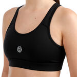 V&ecirc;tements de tennis BIDI BADU BIDI BADU Crew 2.0 Soutien-gorge sport Femmes-noir