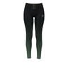 Print Collant Tight Femmes-Noir,Vert