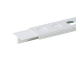 Équipement court de tennis Tegra Tegra Tigerbanb 4cm Remplacement-Blanc