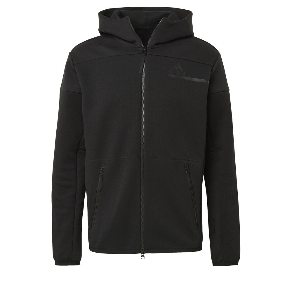 adidas Z.N.E. Gilet En Coton Hommes - Noir , Noir Brillant