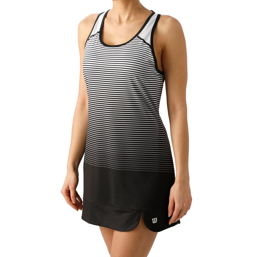 Wilson Team Match Robe Femmes - Noir , Blanc