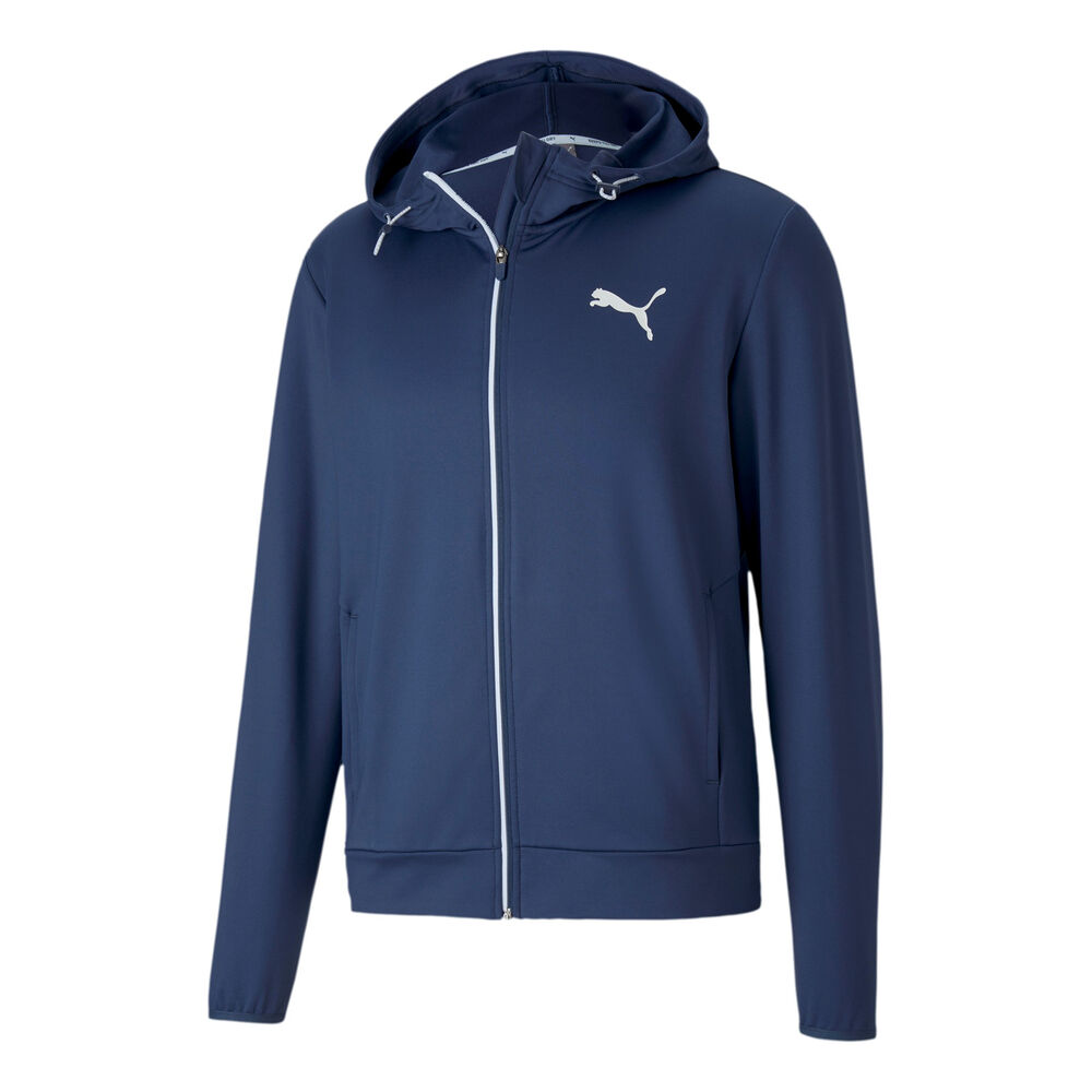 Puma RTG Veste De Survêtement Hommes - Bleu Foncé , Blanc