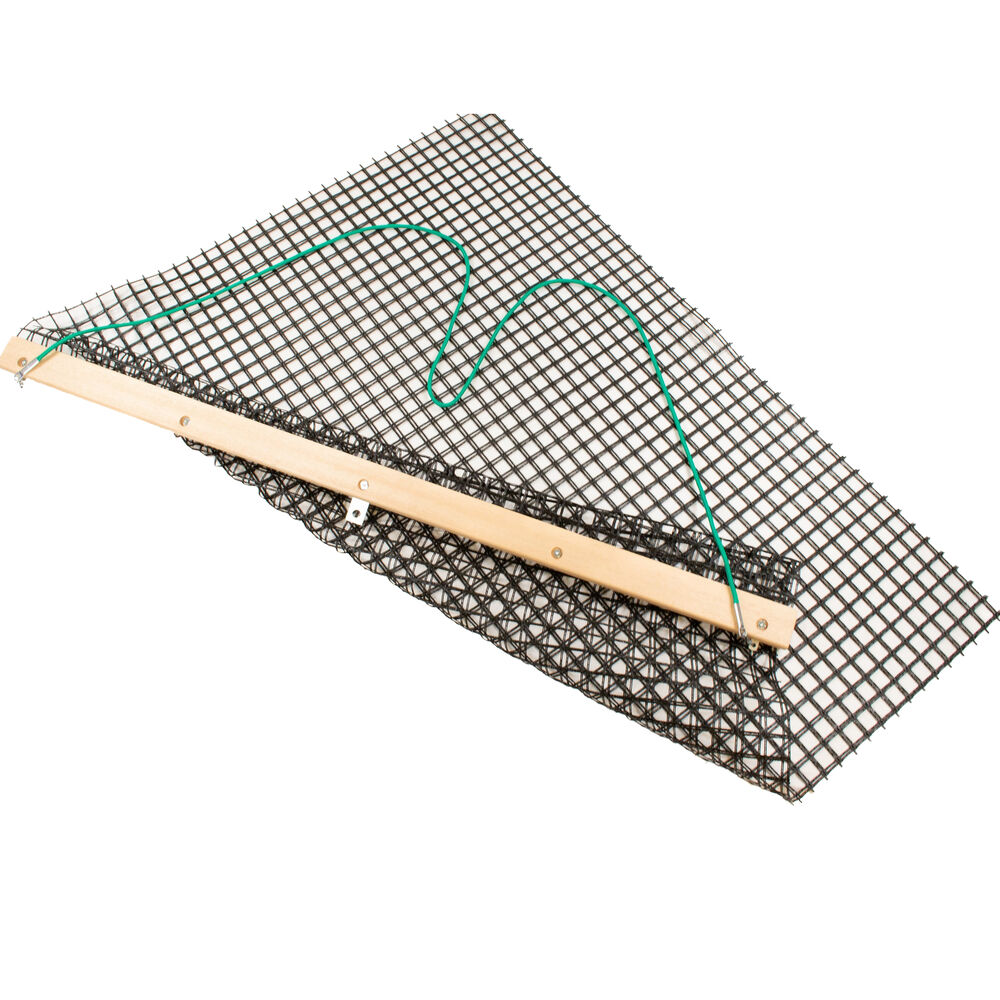 Tegra Tapis De Balayage Avec Baguette En Bois Amovible, Léger