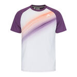 Vêtements HEAD HEAD Performance T-shirt Hommes - blanc, violet