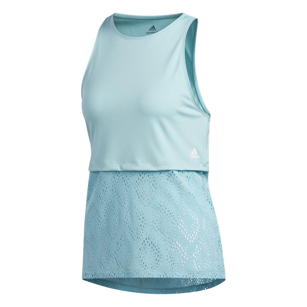 adidas Primeblue Débardeur Tank Top Femmes - Bleu Clair , Blanc