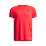 Vêtements Under Armour Under Armour Tech 2.0 T-shirt Garçons-Rouge Fluo