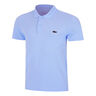 Ribbed Collar Polo Hommes - lilas