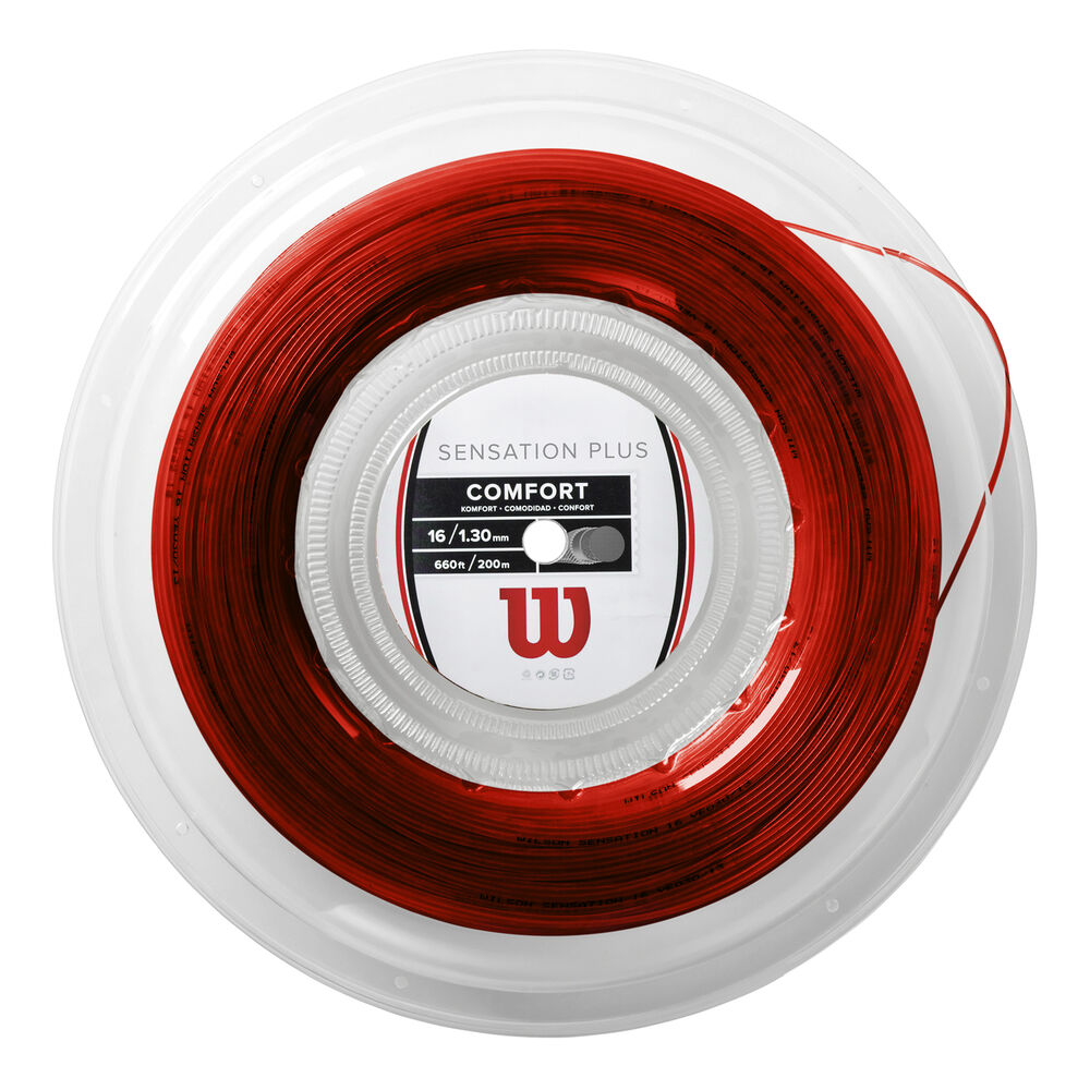 Wilson Sensation Plus Bobine Cordage 200m - Rouge